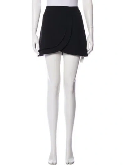 Pre-owned Alice And Olivia Mini Skirt In Black
