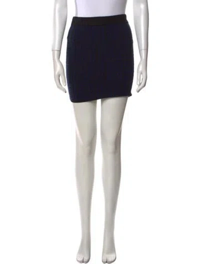 Pre-owned Alice And Olivia Mini Skirt In Black