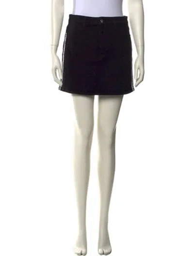 Pre-owned Alice And Olivia Mini Skirt In Black