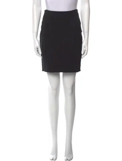 Pre-owned Alice And Olivia Mini Skirt In Black