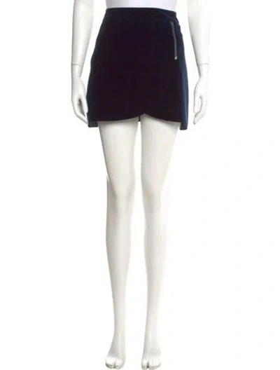 Pre-owned Alice And Olivia Mini Skirt In Black