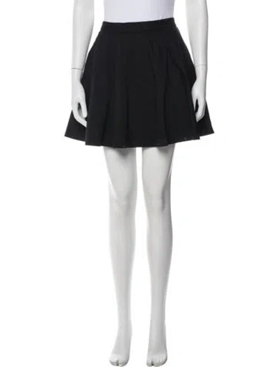 Pre-owned Alice And Olivia Mini Skirt In Black
