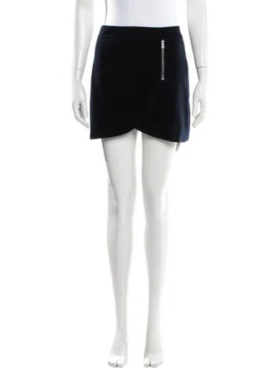 Pre-owned Alice And Olivia Mini Skirt In Black