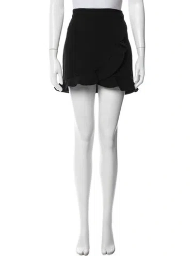 Pre-owned Alice And Olivia Mini Skirt In Black