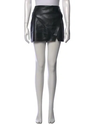 Pre-owned Alice And Olivia Mini Skirt In Black