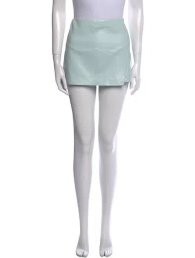 Pre-owned Alice And Olivia Mini Skirt In Blue