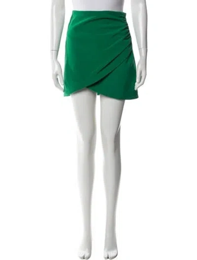 Pre-owned Alice And Olivia Mini Skirt In Blue