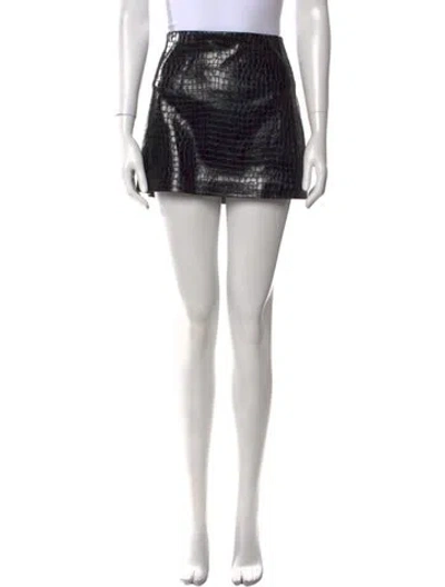 Pre-owned Alice And Olivia Mini Skirt In Brown