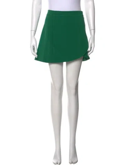 Pre-owned Alice And Olivia Mini Skirt In Green