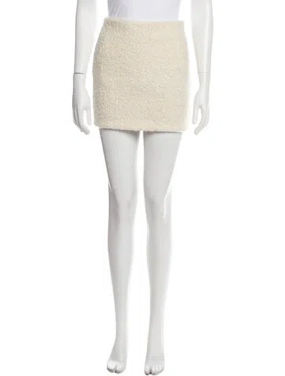 Pre-owned Alice And Olivia Mini Skirt In Neutral