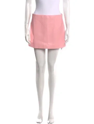 Pre-owned Alice And Olivia Mini Skirt In Pink
