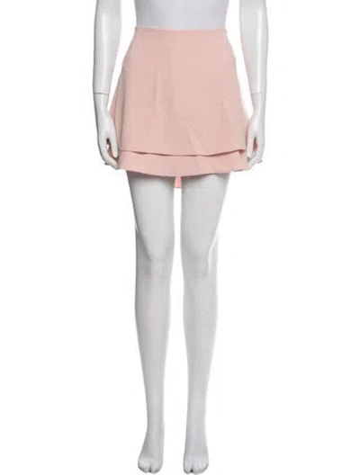 Pre-owned Alice And Olivia Mini Skirt In Pink