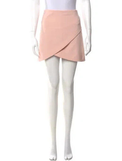 Pre-owned Alice And Olivia Mini Skirt In Pink
