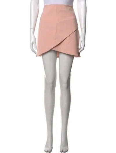 Pre-owned Alice And Olivia Mini Skirt In Pink