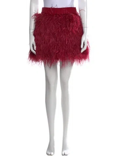 Pre-owned Alice And Olivia Mini Skirt In Purple