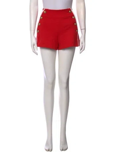 Pre-owned Alice And Olivia Mini Skirt In Red
