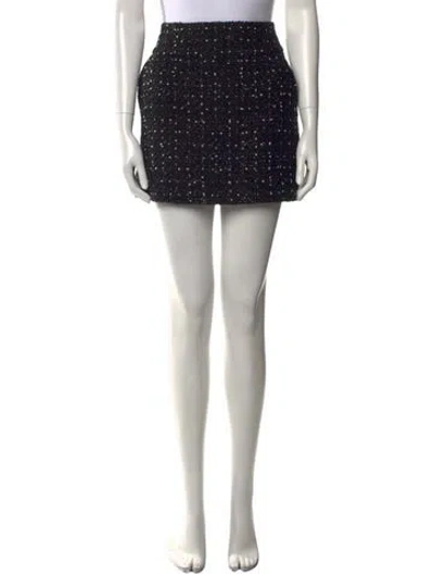Pre-owned Alice And Olivia Mini Skirt W/ Tags In Black