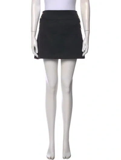 Pre-owned Alice And Olivia Mini Skirt W/ Tags In Black