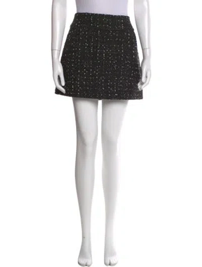 Pre-owned Alice And Olivia Mini Skirt W/ Tags In Black