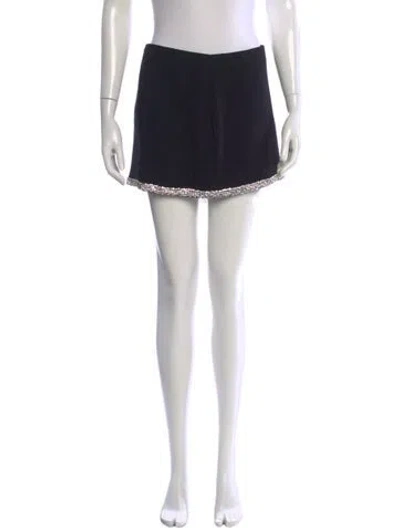 Pre-owned Alice And Olivia Mini Skirt W/ Tags In Black