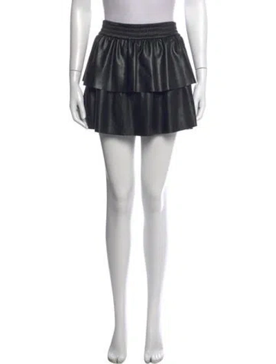 Pre-owned Alice And Olivia Mini Skirt W/ Tags In Black