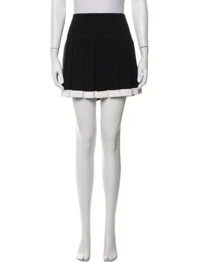 Pre-owned Alice And Olivia Mini Skirt W/ Tags In Black