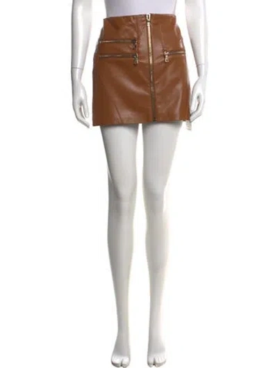 Pre-owned Alice And Olivia Mini Skirt W/ Tags In Neutral