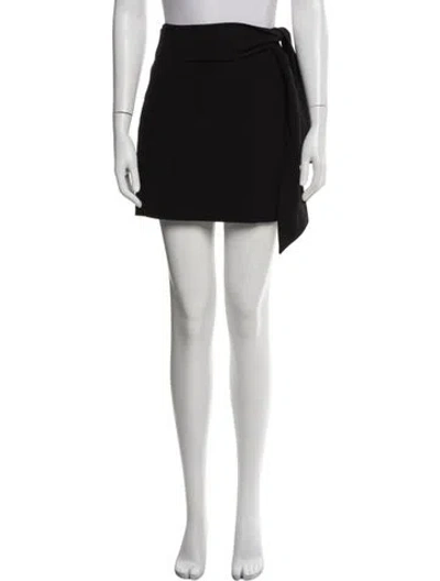 Pre-owned Alice And Olivia Mini Skirt In White