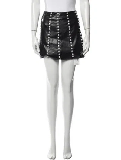Pre-owned Alice And Olivia Mini Skirt In White