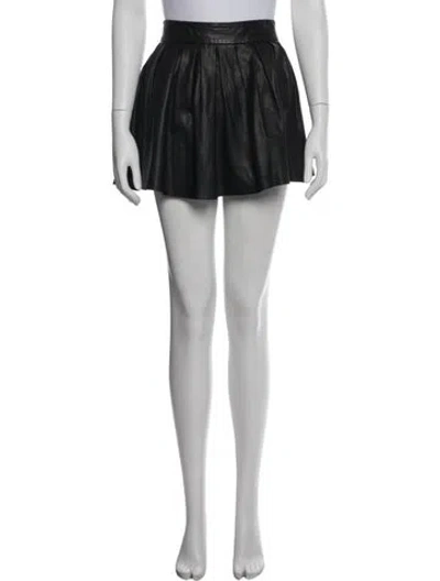 Pre-owned Alice And Olivia Mini Skirt In White