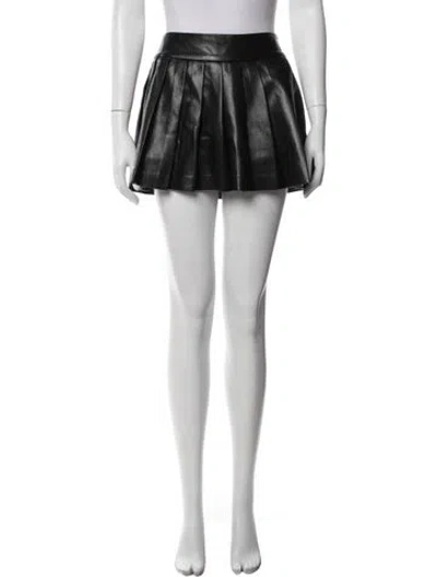 Pre-owned Alice And Olivia Mini Skirt In White