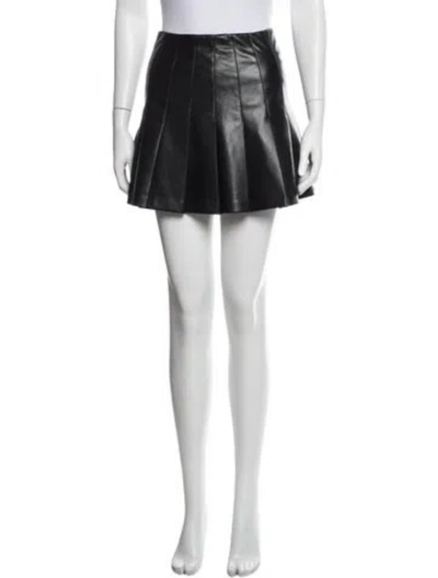Pre-owned Alice And Olivia Mini Skirt In White