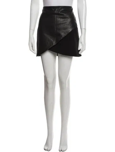 Pre-owned Alice And Olivia Mini Skirt In White