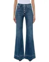 Alice And Olivia Missa Mr. Wide Leg Jean In Blue