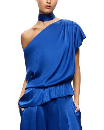 ALICE AND OLIVIA MITSUKO BLOUSE WITH SCARF