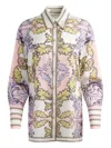 Alice And Olivia Multicolor Lane Printed Shirt