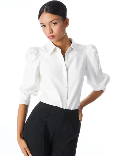 ALICE AND OLIVIA NADINE VEGAN TOP