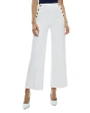 ALICE AND OLIVIA ALICE AND OLIVIA NARIN HIGH RISE WIDE LEG JEANS IN OFF WHITE