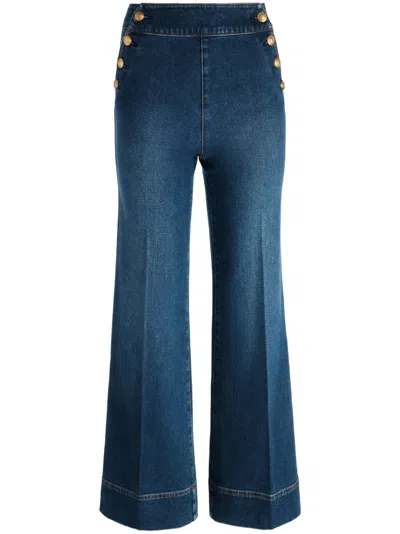 Alice And Olivia Narin Jeans In Denim