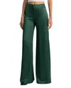 Alice And Olivia Nessi High Rise Pants In Green