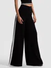 Alice And Olivia Nessi Trouser With Side Stripe In Multi