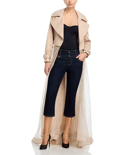 Alice And Olivia Nevada Trench In Brown