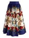 Alice And Olivia Nilda Skirt In Animal Print