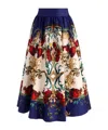 Alice And Olivia Nilda Voluminous Skirt In Multi