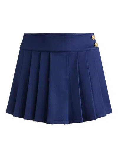 Alice And Olivia Noah Pleated Button-fastening Mini Skirt
