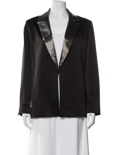 Pre-owned Alice And Olivia Nylon Blazer In Gray