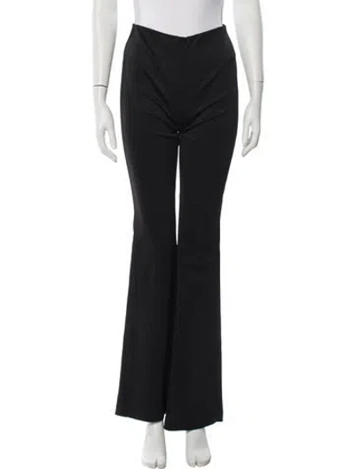 Pre-owned Alice And Olivia Nylon Flared Pants In Black