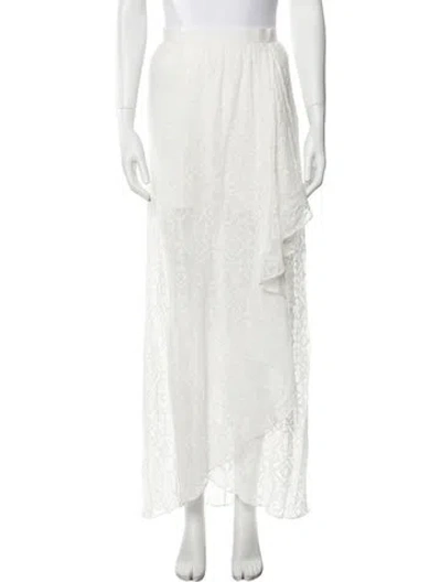 Pre-owned Alice And Olivia Nylon Long Skirt In Neutral