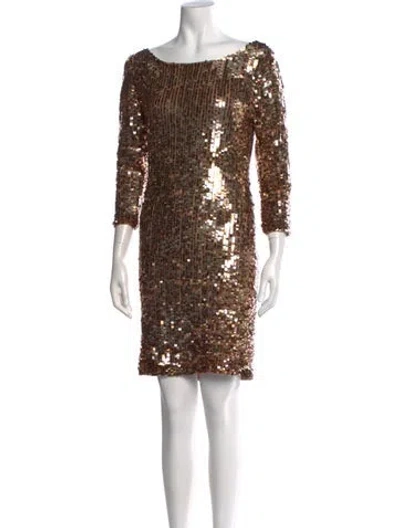 Pre-owned Alice And Olivia Nylon Mini Dress