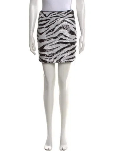 Pre-owned Alice And Olivia Nylon Mini Skirt In Multi